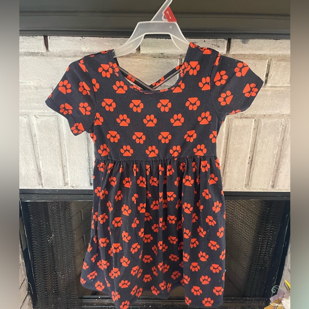 Paw print dress